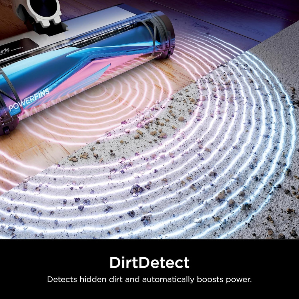 Shark IW4625 Detect Pro Auto-Empty System - Lightweight Cordless Stick Vacuum for Pet Hair with HEPA Filter, Flexible Wand, Portable Handheld, Charging Dock, Self-Cleaning Brushroll, Tools (Renewed)