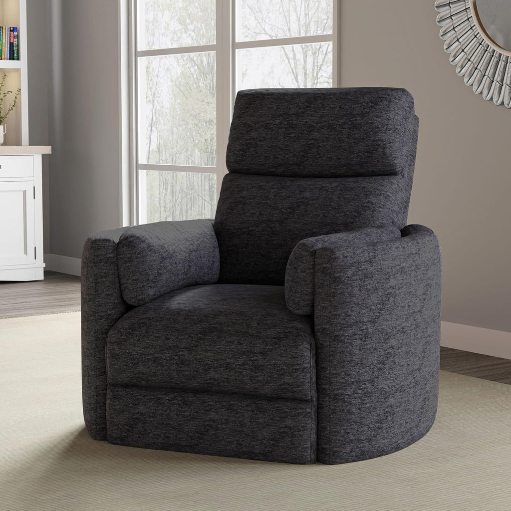 Parker Living Radius - Mediterranean Power Swivel Glider Recliner for Adults with USB and Type-C Ports, Single Sofa Chair for Living Room