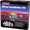 McGard 67226BK Black M14 x 1.25 Thread Size Cone Seat Lug Bolt Wheel Installation Kit for 5 Lug Vehicles